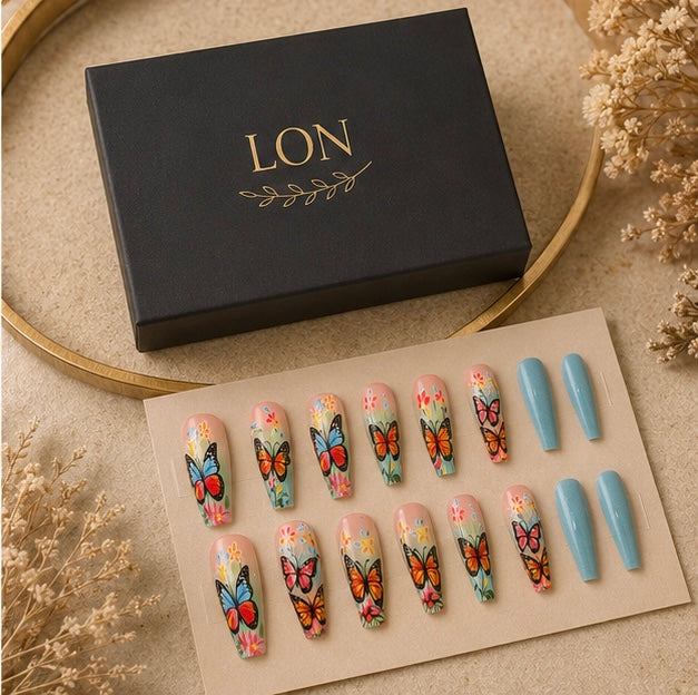 Papillons en Fleurs