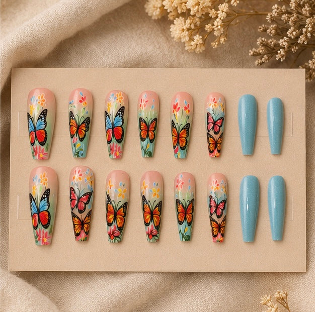 Papillons en Fleurs